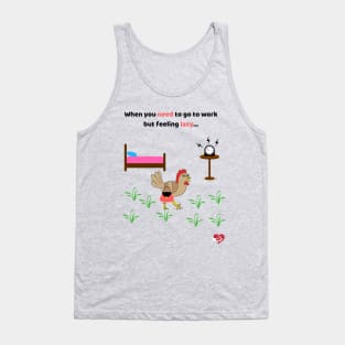 Lazy Chicken Tank Top